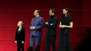 actor director sir kenneth branagh with cast at belfast premiere los angeles 11 2021