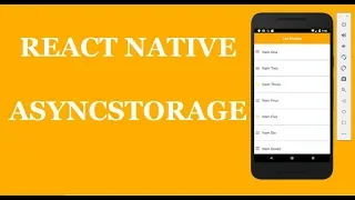 React Native persist data - AsyncStorage multiset and multiget