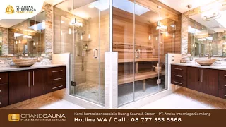 Contoh Desain Ruang Sauna - GRAND SAUNA Indonesia Kontraktor Spesialis Ruang Sauna