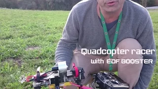 Download Quadcopter racer with EDF turbine Booster maiden flight MP3