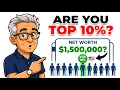 The Net Worth You Need to Be a Top 10 American Retiree
