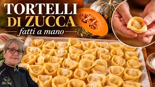 TORTELLI DI ZUCCA FATTI A MANO🎃Sfoglia perfetta, ripieno cremoso e irresistibile🥰 | RITA CHEF