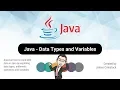 Java - Data Types and Variables