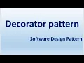 Decorator pattern - Software Design Pattern I Using Lambda Expression Method Reference