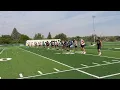 The Kelly Walsh football team works on conditioning during practice Tuesday morning in Casper