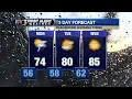 FIRST ALERT WEATHER Rain chances tonight for a mild Monday