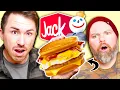 We Eat Jack in the Box BREAKFAST for the First Time - Taste Test