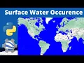 Global Surface Water Occurrence Data with Earth Engine Python API