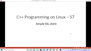 C Programming on Linux - Simple SSL Client