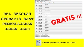 Download GRATIS ! APLIKASI BEL SEKOLAH OTOMATIS SAAT PEMBELAJARAN JARAK JAUH MP3