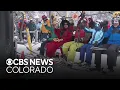 Winter Park shows off a golden chair to celebrate Mary Jane s 50th birt ay