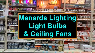 Menards Lighting Light Bulbs and Ceiling Fans 2024
