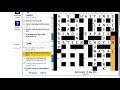 A surprisingly tricky cryptic crossword from the Daily Mail ASMR