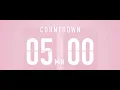 5 Minute Countdown Timer Flip Clock with Simple Beeps