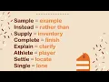 vcccv pattern words