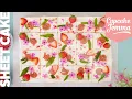 Download Lagu Summer Strawberry Sheet Cake Recipe \u0026 Tutorial | Cupcake Jemma
