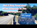 Our 1 Day Food and Wine Itinerary in the Solvang Area Foley Estate Firestone Vineyard Sideways