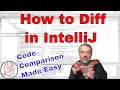 How to Diff Java Code in IntelliJ - 3 ways to use the Compare Tool