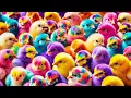 Download Lagu Ayam Lucu, ayam warna warni, ayam rainbow, kelinci lucu, bebek lucu, ikan koi, Hewan Lucu