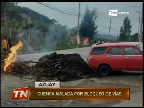 Cuenca aislada por bloqueo de vías