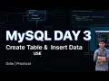 MySQL Full Course Day 3 Lesson 1 CREATE TABLE Practical Odia
