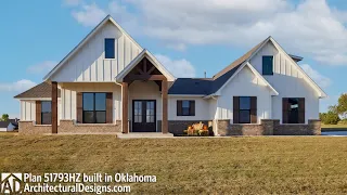Country Craftsman House Plan 51793HZ Live Tour - House Plan Walkthrough Tour