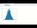 Creating a Histogram chart of Standard Normal distribution using PyScript in HTML