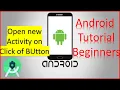 How to Make a Button Open a New Activity - Android Studio Tutorial 6