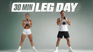 30 Min Lower Body Dumbbell Workout - Legs, Glutes & Hamstrings - Muscle Building
