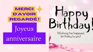 Happy Birthday To You Joyeux Anniversaire ساناحلوا يا جميل 
