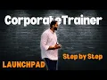 How to Launch your Corporate Training Career