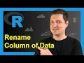 How to Rename a Column Name in R 3 Examples to Change Colnames of a Data Frame