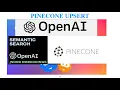 UPSERTING VECTOR EMBEDDINGS TO PINECONE PINECONE VECTOR DATABASES VECTOR SEARCH