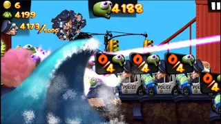 zombie tsunami daily mission eat 5000 police officers and the reward is