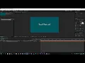After Effect Arabic text animation II Free RTL Plugins