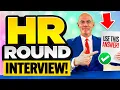 HR ROUND INTERVIEW TIPS QUESTIONS ANSWERS How to PREPARE for a HUMAN RESOURCES Job Interview