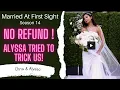 Married At First Sight Alyssa No Refund For You
