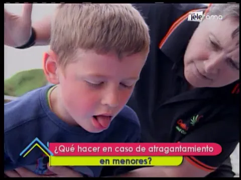 ¿Qué hacer en caso de atragantamiento de menores?