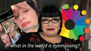 what in the world is eyemaxxing