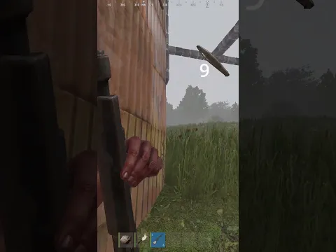 HOW I STOPPED MY NEIGHBOUR FROM RAIDING US FOR ONLY 1 MINUTE USING SHOT GUN #rust #gaming #survival