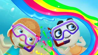 Colored Pool | Cartoon for Kids | Dolly and Friends