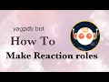 How to make a QUICK AND EASY set of aesthetic reaction roles with YAGPDB bot on discord