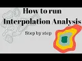 How to run Interpolation Analysis in ArcGIS Pro