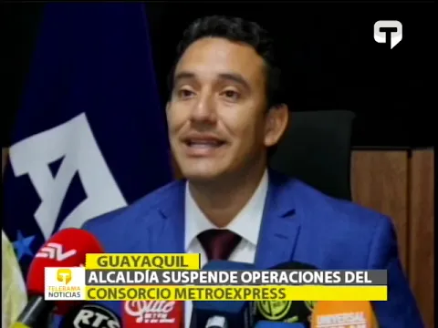 Alcaldía suspende operaciones del consorcio Metroexpress