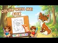 How to Color a Fox for Kids Adults Fun and Easy Coloring Pages by ColoringHub