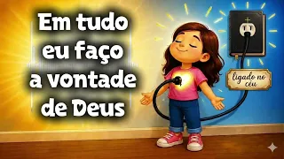 ESTOU CONECTADO COM DEUS - Louvor dinâmica: Eu canto vocês repetem