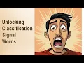 Mastering Text Structure Unlocking Classification Signal Words