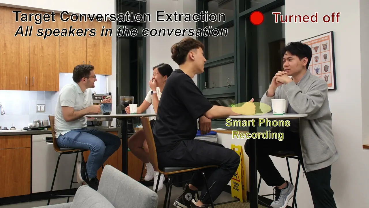 Target conversation extraction Target conversation extraction