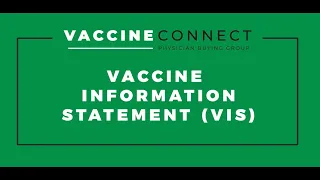 Vaccine Information Statement VIS