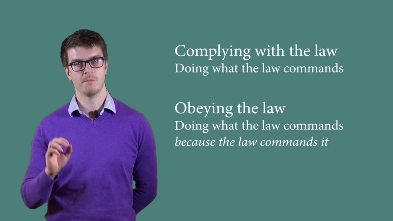 Guy Fletcher: Do You Have an Obligation to Obey the Law? (1/7)